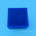 Inžinerinio plastiko 50 mm mėlynos/smėlio spalvos liejamas nailono lakštas